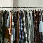 gray white and black plaid dress shirt